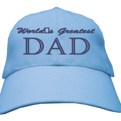 Greatest Dad - Heavy Brushed Cotton Cap Thumbnail